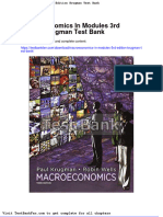 Macroeconomics in Modules 3rd Edition Krugman Test Bank