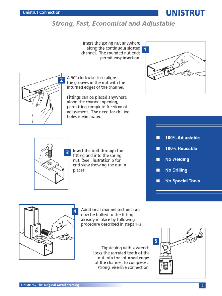 P1000 Unistrut | Download Free PDF | Beam (Structure) | Bending