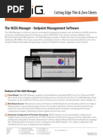 10ZiG Manager Spec Sheet