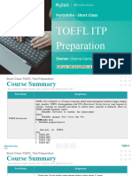 Short - Class - Portfolio - TOEFL - ITP - Preparation (Ali S.Z)