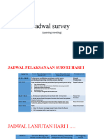 Jadwal Survey