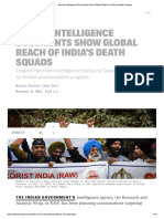 Secret Intelligence Documents Show Global Reach of India's Death Squads