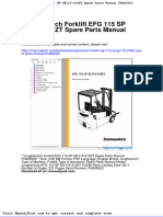 Jungheinrich Forklift Efg 115 SP Ge115 310zt Spare Parts Manual Fn426523