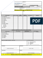 F-YLFCCS-QC-10-005 REQUEST FOR STRIPPING OF FORMS
