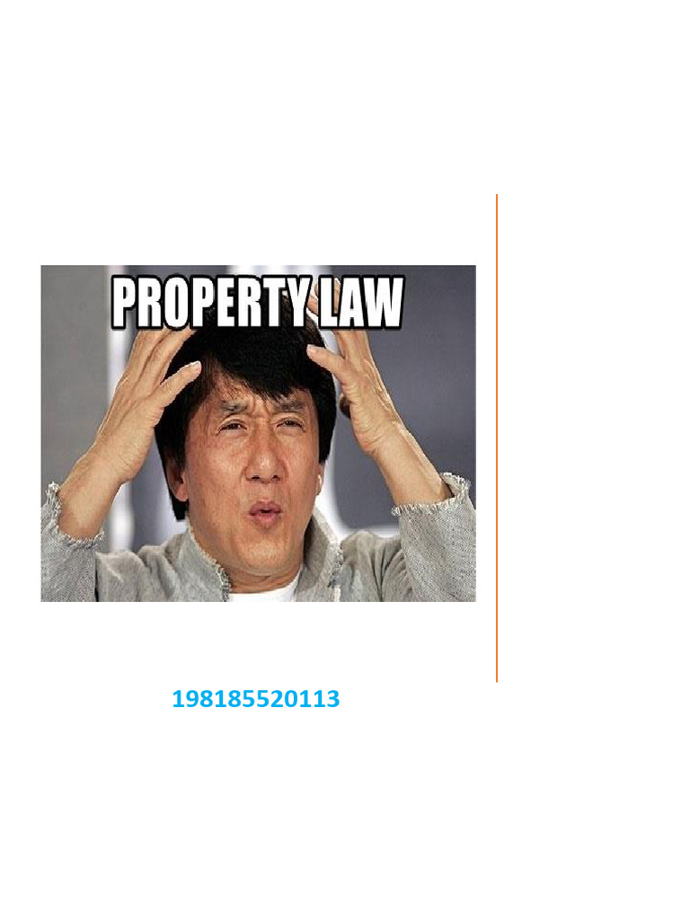 LAW OF PROPERTY fINAL PDF