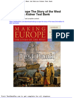Making Europe The Story of The West 2nd Edition Kidner Test Bank
