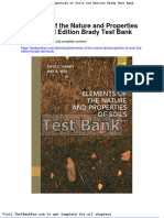 Elements of The Nature and Properties of Soils 3rd Edition Brady Test Bank