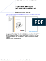 Jungheinrich Forklift TFG 320s Ge120 550dz Spare Parts Manual Fn426291