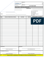 F-YLFCCS-QC-10-007 INSPECTION TESTING REQUEST