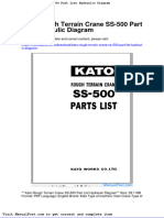 Kato Rough Terrain Crane Ss 500 Part List Hydraulic Diagram
