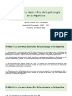 2022.teórico U4.1.Primera Psicología Argentina