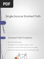 Single Source Shortest Path Algorithms