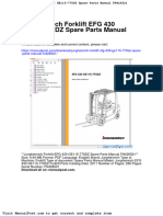 Jungheinrich Forklift Efg 430 Ge115 770dz Spare Parts Manual Fn426521