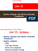 BKS Unit II-Syntax Directed Definitions New
