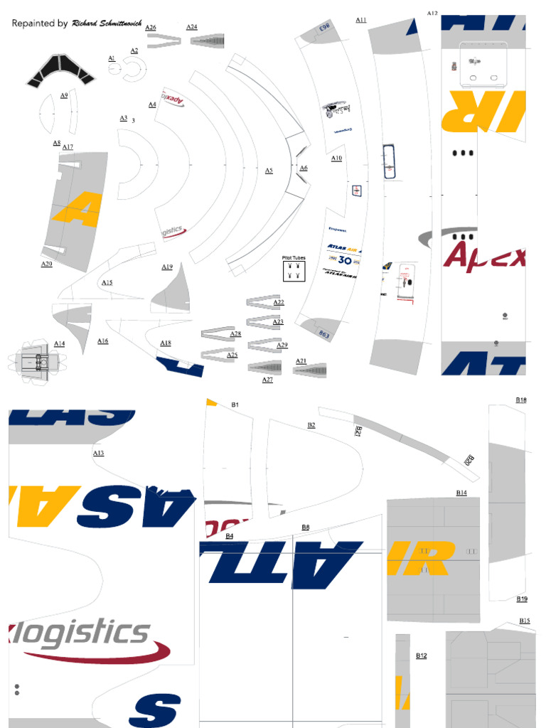 b747-8f Atlas Air (Apex Logistic) 1-120 | PDF | Aviation | Components