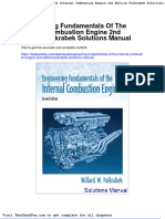 Engineering Fundamentals of The Internal Combustion Engine 2nd Edition Pulkrabek Solutions Manual