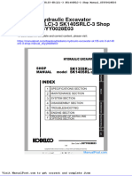 Kobelco Hydraulic Excavator Sk135 SRLC 3 Sk140srlc 3 Shop Manual S5yy0028e03