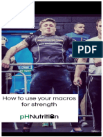 Nutrition Guide For Strength - PH Nutrition - Macro Calculator