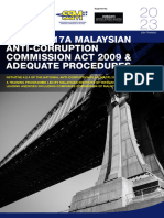 Section 17a Malaysian Anti-Corruption Commission Act 2009 - Adequate Procedures