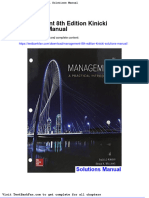 Management 8th Edition Kinicki Solutions Manual