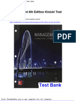 Management 8th Edition Kinicki Test Bank