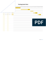 Basic Training Gantt Chart