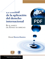 Control de La Aplicacion Del Derecho Internacion