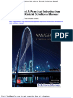 Management A Practical Introduction 8th Edition Kinicki Solutions Manual