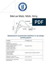 Metalurji Ve Malzeme Muhendisligine Giris Ek Ders Calisma Notlari 1