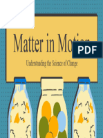 Blue and Yellow Dotted Illustrative Science Changes in Matter Presentation