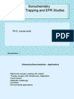 PHD Course Sonochemistry