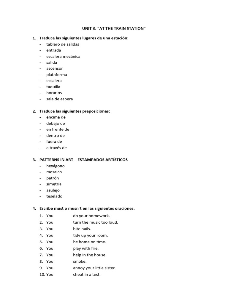 examen ingles 6 primaria tema 3 | PDF