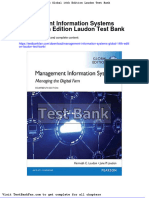 Management Information Systems Global 14th Edition Laudon Test Bank