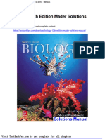 Biology 12th Edition Mader Solutions Manual