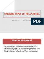 Types of Research
