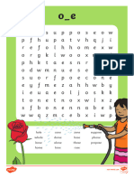 O-E Word Search With Word Bank
