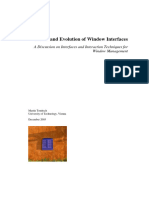 Trends and Evolution of Window Interface