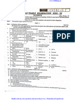 10th Science EM Half Yearly Exam 2022 Original Question Paper Kallakurichi District English Medium PDF Download
