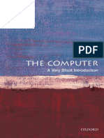 The Computer A Very Short Introduction 0199586594 9780199586592