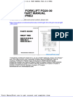 Komatsu Forklift Fg20 30 Ls 84 Part Manual Fg20!30!8 Pne2