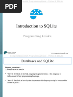 01 Introduction To SQLite