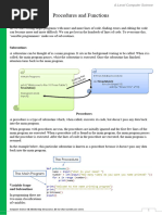 1.2.11 Procedures and Functions