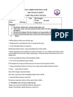 SOAL Bahasa Indonesia Kls 3