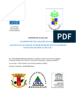 Santé Et Sécurité Des Travailleurs Malgaches
