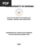 Undergraduate Curriculum Guidebook 2022 2023