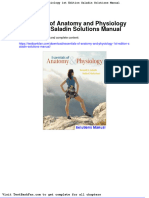 Essentials of Anatomy and Physiology 1st Edition Saladin Solutions Manual