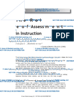 The Role of Assessment