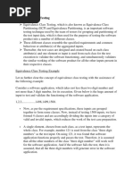 Unit 3 Equivalence Class Testing