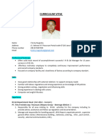 Curriculum Vitae: Professional Summary