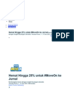 Hemat Hingga 25% Untuk #Moveon Ke Jurnal